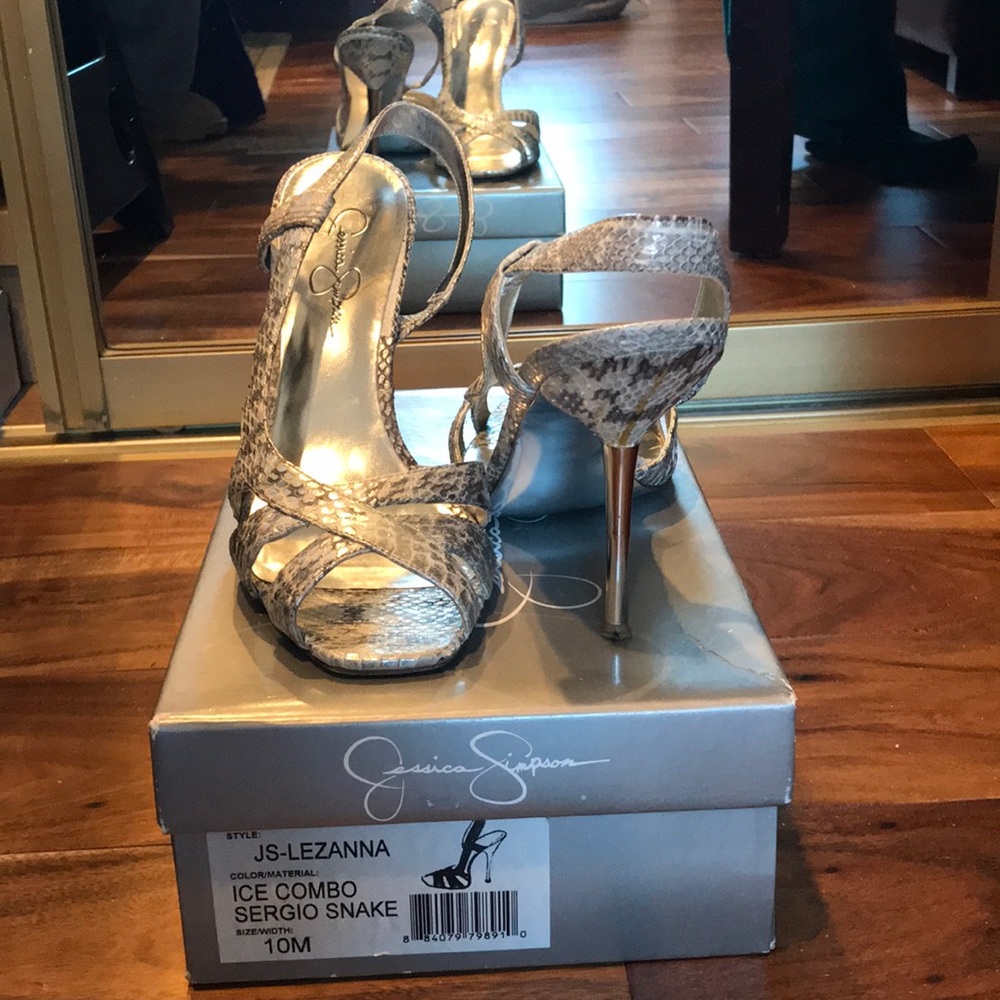 Jessica Simpson Chrome sandal